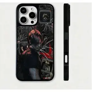 Resident Evil Leon Collage Retro Horror Gaming Vibe Phone Case for IPhone 17 16 15 14 13 12 11 Pro Max Plus 17Air Soft TPU Back Cover Protection Shockproof