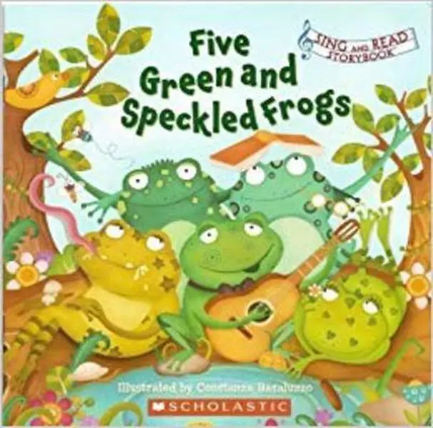 USED-Five Green and Speckled Frogs by Constanza Basaluzzo (Paperback)