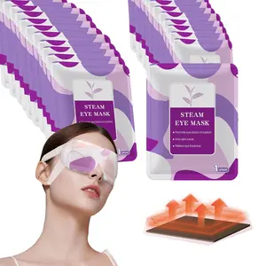 50 Packs Steam Eye Mask for Dry Eyes, Self Heated Warm Compress, Lavender Scented, Hypoallergenic, Nonwoven Fabric, Sleep Mask