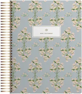 ESV Spiral-Bound Journaling Bible, New Testament (Hardcover, Cover Artwork by Lulie Wallace) -- Lulie Wallace - Bible