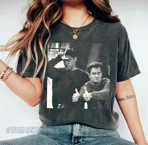 [Sale up to 50%] [Free Ship] Chandler Bing Friends Sitcom T-shirt, Friends Chandler Tee, Matthew Perry, Meme Shirt, Friends Fan Gift