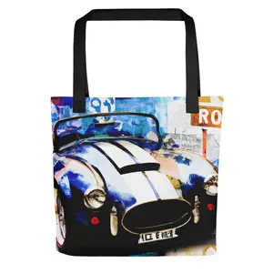 Shelby Cobra, Classic Car, Tote Bag, Apparel & Accessories