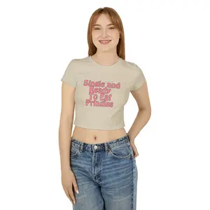 T-Shirt & Things + Single and Ready To Eat Pringles Casual Top Shortsleeve Tshirt + Potato Chips Never Stood Me Up + Just in time for Summer + Buy Now!