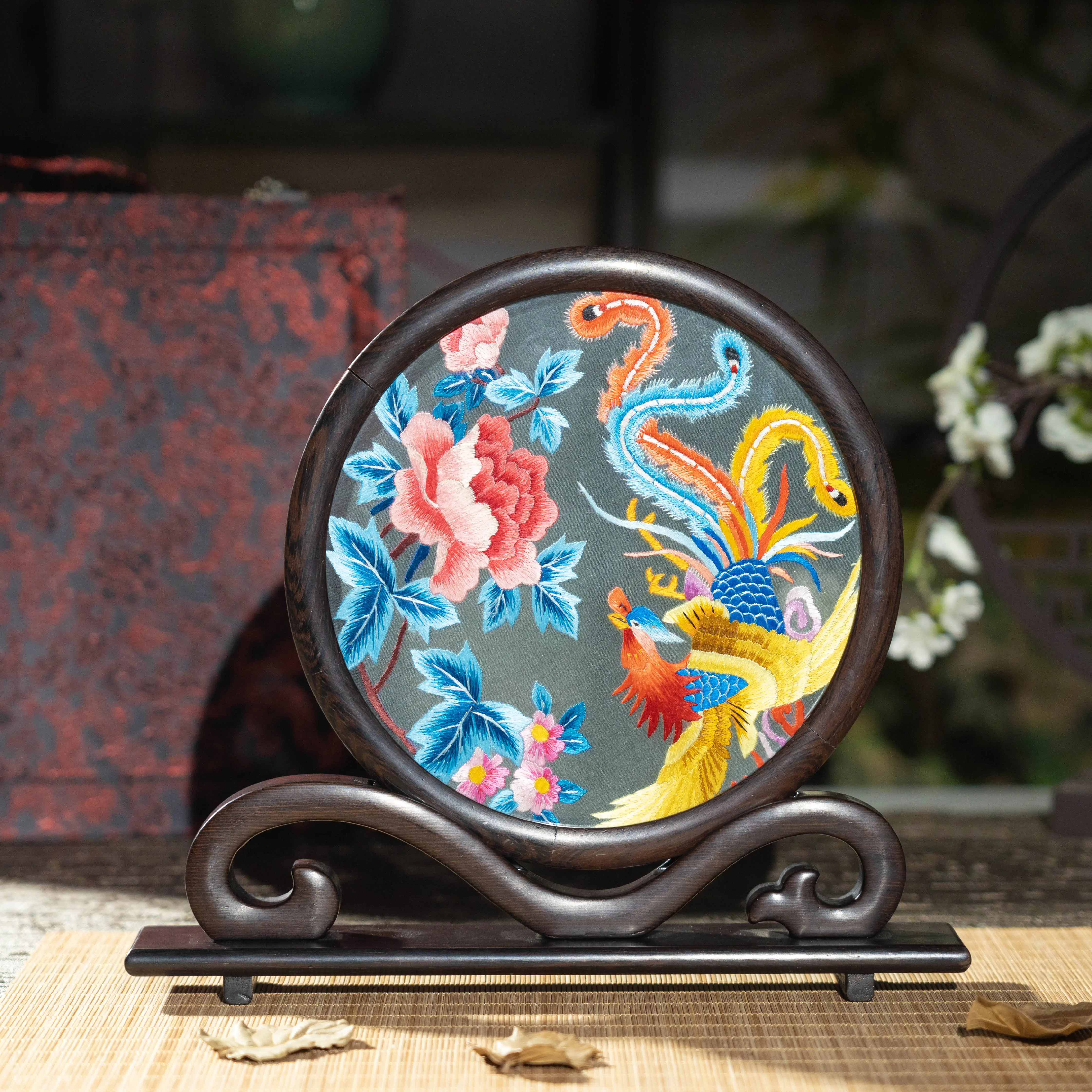 [Ruyi Double Sided Embroidery] Embroidered Ornament