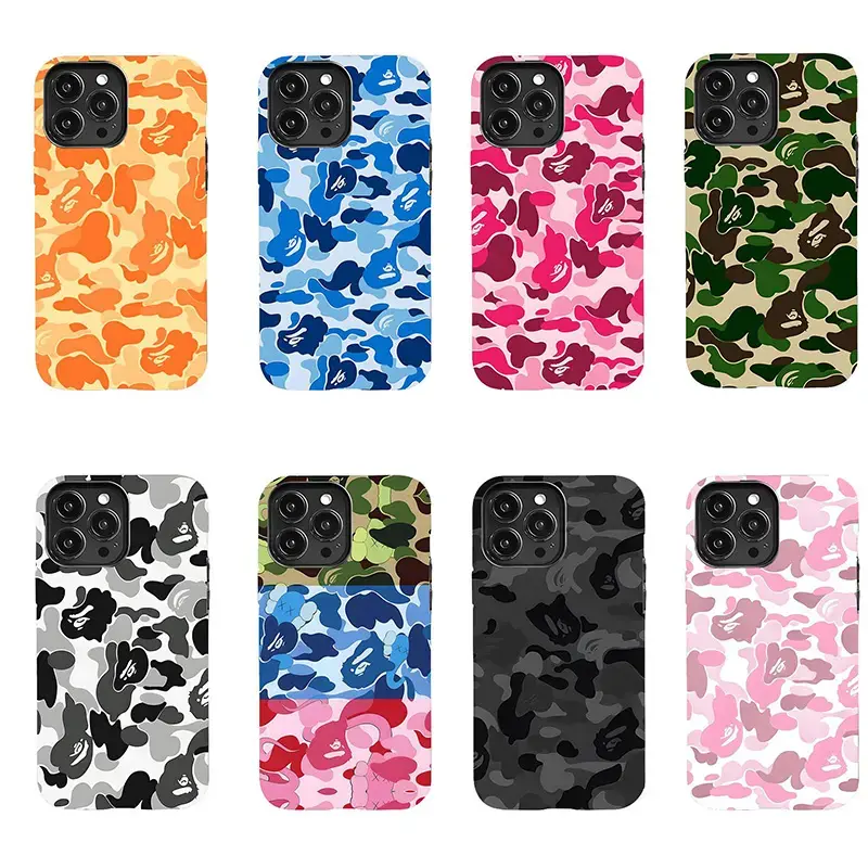 Bape Protective Camo Streetwear Phone Case