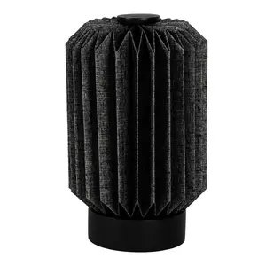 Banks 8.5" Modern Minimalist Paper Pleated Column Accent LED Table Lamp