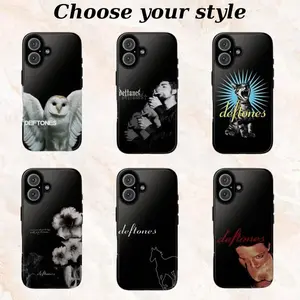 Deftones Phone Case, Emotional Metal Band Fan Merch, Tough Shockproof Protective Cover, Compatible with iPhone 11-17 Pro Max/Plus and Samsung Galaxy S23-25