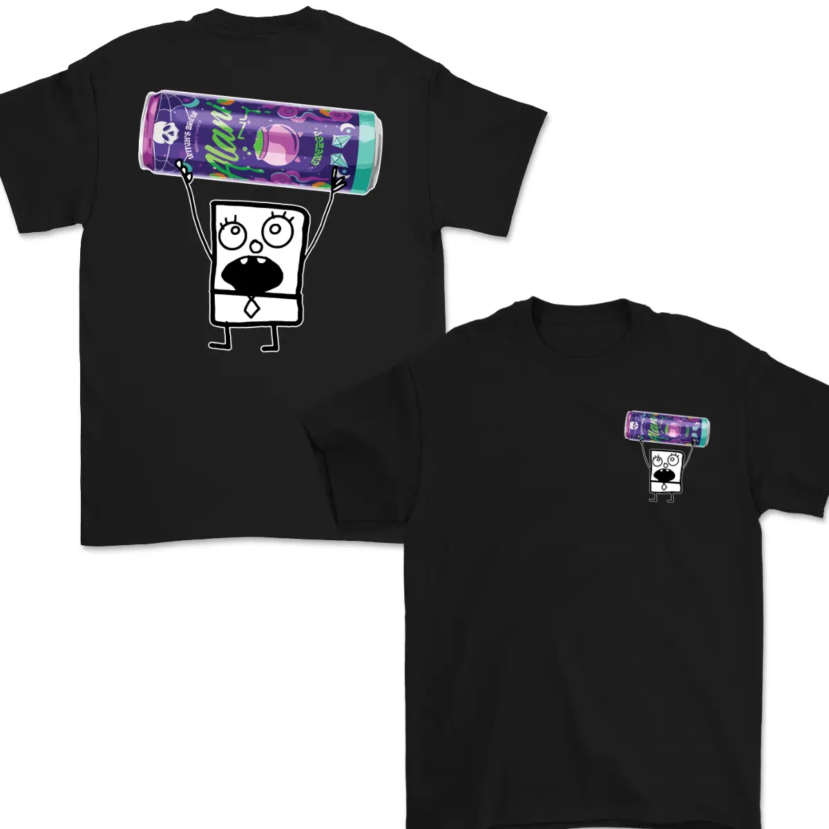 Doodlebob Alani Nu Witch’s Brew T-Shirt - Funny Graphic Tee for Men and Women, Meme Shirt, Unisex Streetwear - Men's Cotton T-Shirt, Halloween Gift.