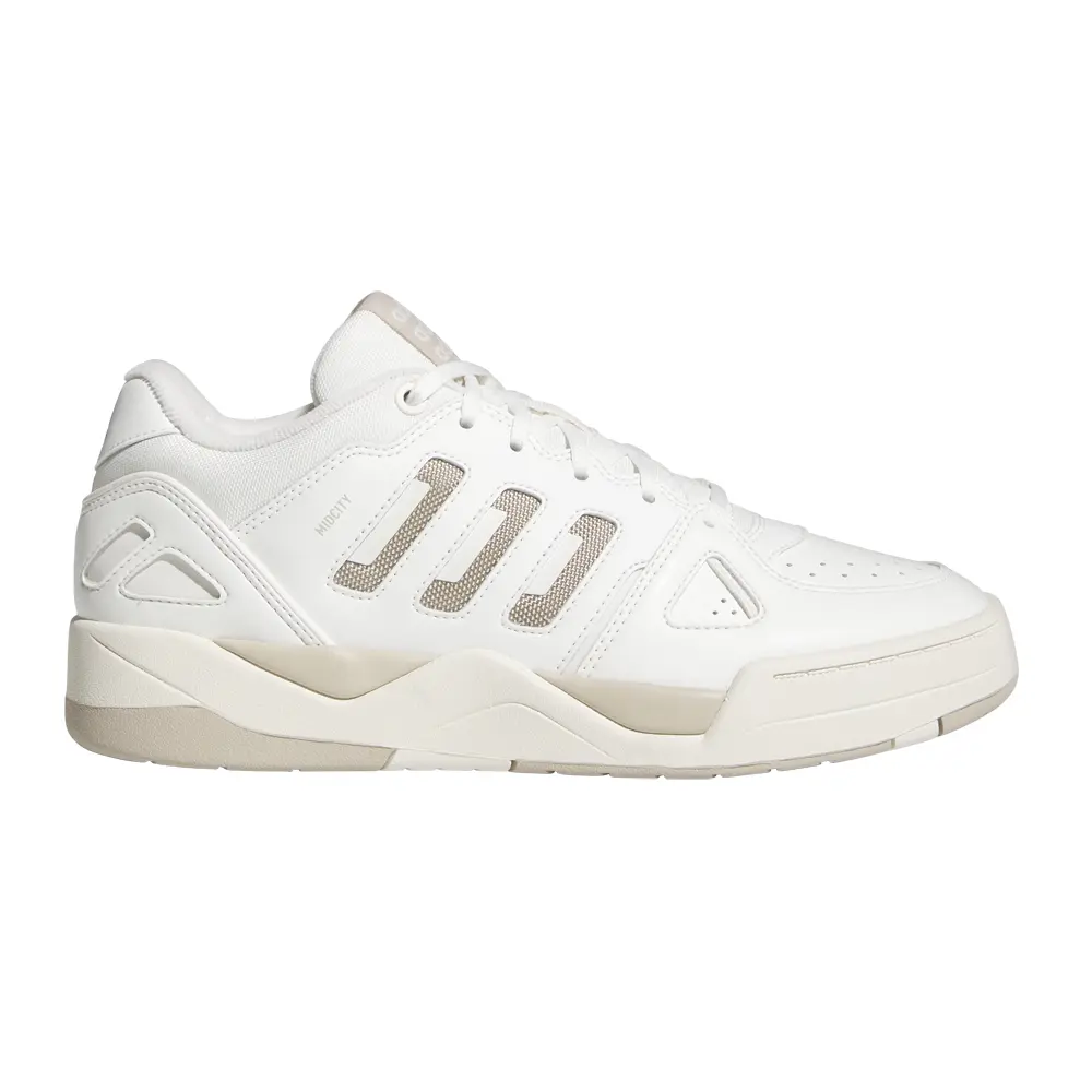 adidas Mens Midcity Low Sneakers Shoes Casual - White