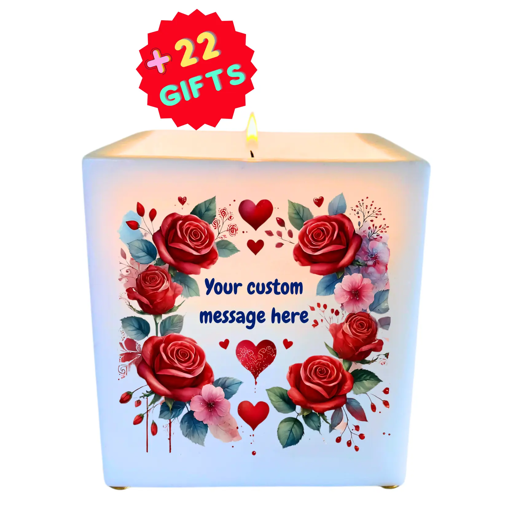 Custom text candle Gift Message Private Label Candle Best Friend Gift for Him Custom Gift Message Funny Candle Decoration Freshener Decor