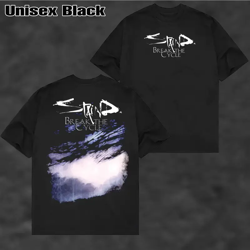 Vintage Staind Band Graphic T-Shirt, Vintage Rock Music Tee, Black Alternative Band Shirt, Unisex Fan Gift