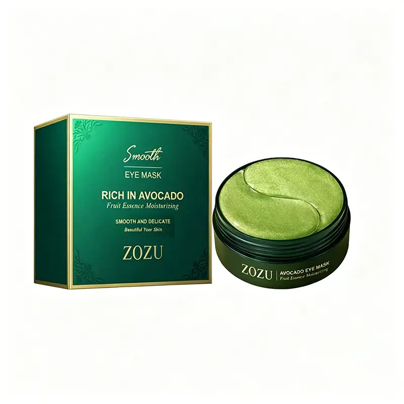 Avocado Under Eye Patches 60 Pcs Eye Mask for Dark Circles Puffiness Eye Bags Hydrating Moisturizing Eye Patches Anti Aging Wrinkle Repair Cooling Eye Mask Eye Care Skin Care