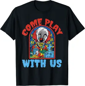Come Play With Us Haunted Bewitch House Crew - Halloween T-Shirt - Elaynavi Shop 52B0B72GG1NL
