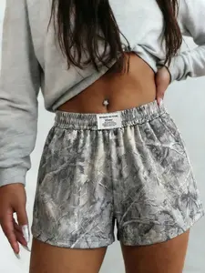 Women's Plain & Camo Print Shorts, Casual Comfy Breathable Shorts for Summer, Ladies Bottoms for Daily Wear