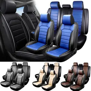 Car Seat Covers Compatible with Toyota Tacoma Truck 2005-2024 2025 2026 Access Crew Double Cab TRD Sport Offroad Limited SR5 V6 Cushions (Full Set/Black)