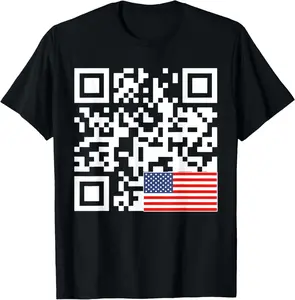 Trump Dance Troll QR Funny President Trump Dance Code Back T-Shirt