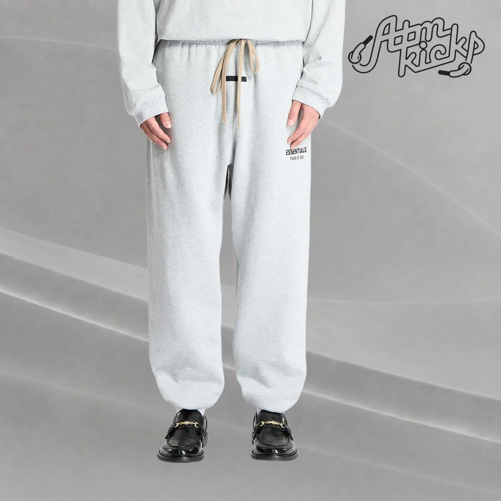 Fear of God Essentials Fleece Sweatpant Light Heather Gray Authentic Brand New Fashion Streetwear Hypebeast Limited Gift