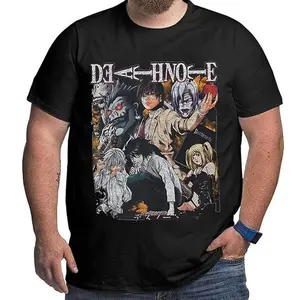 Death Note Anime T-Shirt, Vintage Misa, kira Bootleg Graphic Tee, Unisex Short Sleeve Shirt