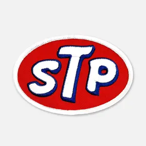 Classic Trucker Patch Collection STP Patch - 4" x 2.5" Embroidered Heavy Twill Iron On Adhesive Backed Patch with Epic History