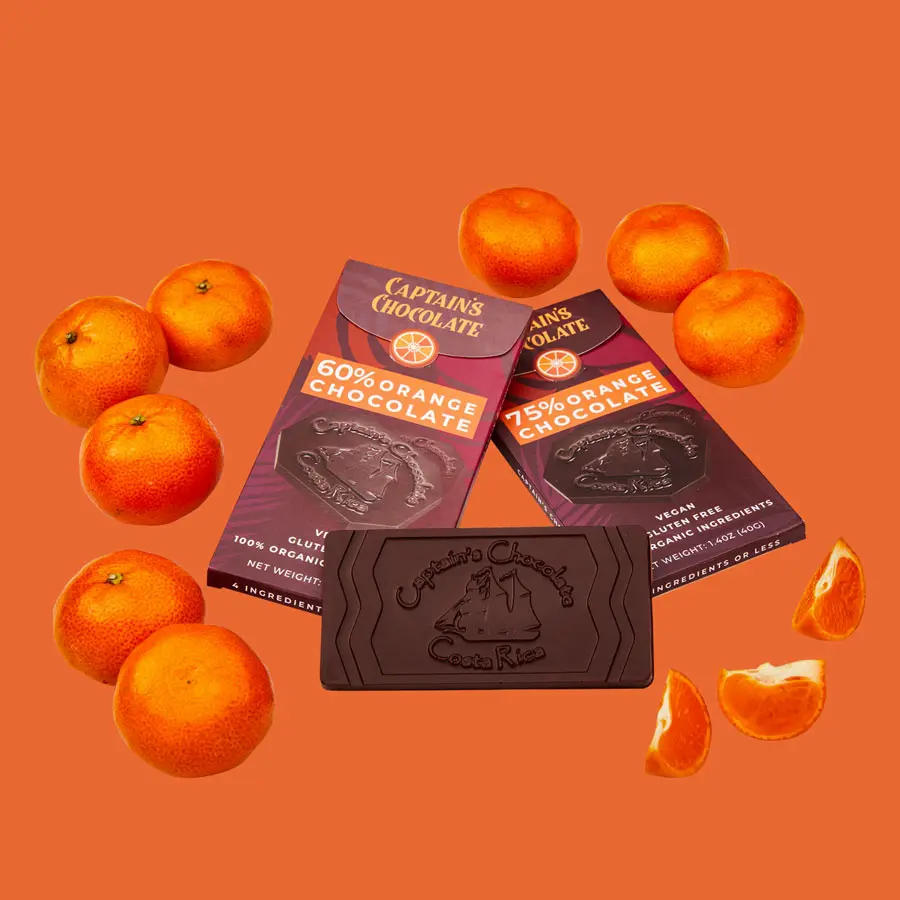 Organic Orange Dark Chocolate Bar Organic Orange Dark Chocolate Bar