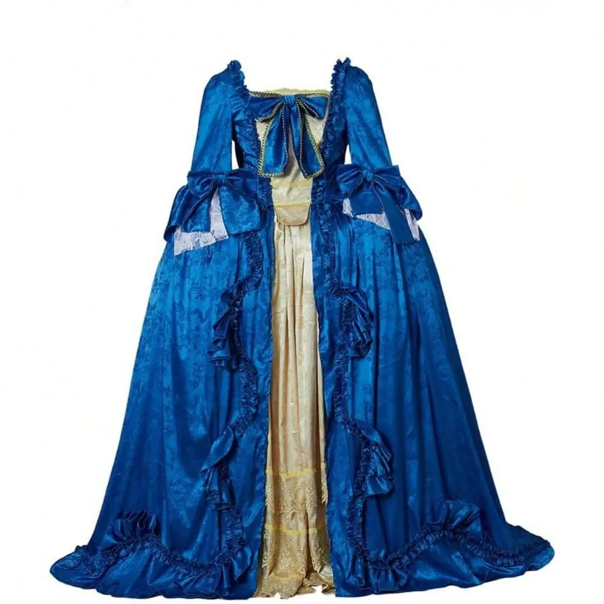 marie antoinette blue dress Eternity Off Shoulder Maxi in Dusty Blue