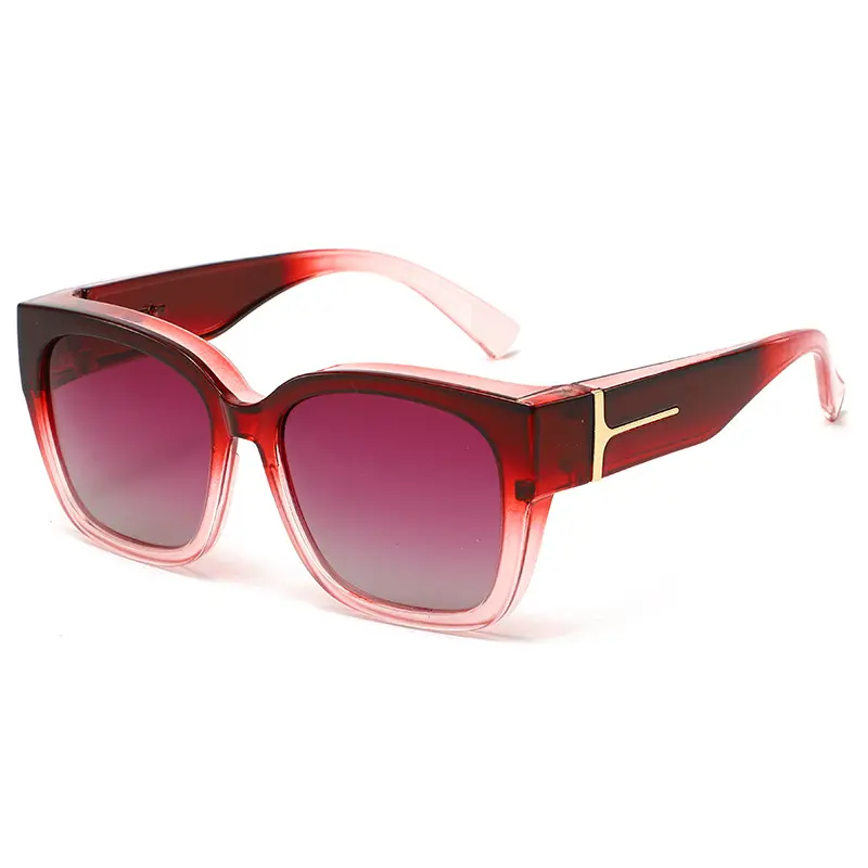 Gradient Red Frame, Gradient Purple Lenses