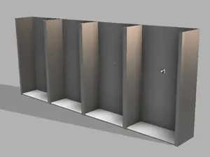 Nascar 1:64 Diecast 16 Unit Rack - Wall Mountable - 3d Printed