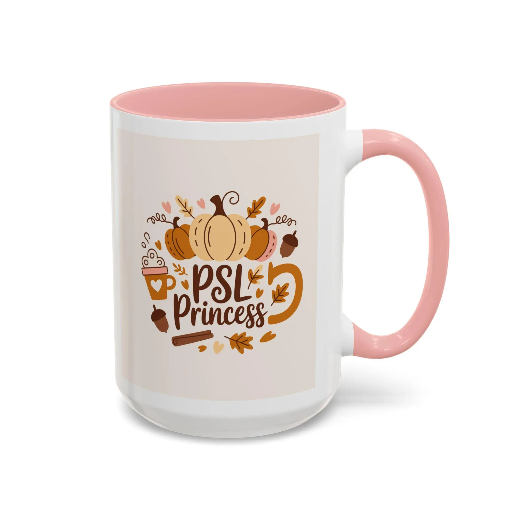 PSL Princess Mug | Cute Fall Mug | 15oz | Mug Pumpkin Spice Latte Lover Coffee Cup