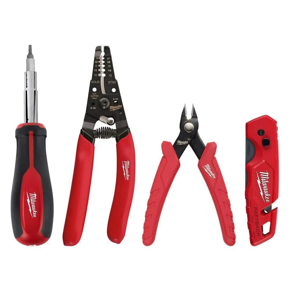 Electrician's Hand Tool Kit (4-Piece)