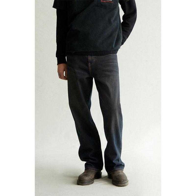 Pacsun Men's Dylan Baggy Jeans Black Tinted