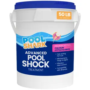 68% Calcium Hypochlorate Pool Shock – 50 lb Bucket of Chlorane Granules – Powerful Pool Shock for Swimming Pools, Inground, Above Ground & Saltwater Systems