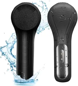 Electric Sonic Waterproof Facial Cleansing Brush Skin Deep Cleaning Scrubber ExfoliatingVibrating Deep Clean Face Cleaner Tool