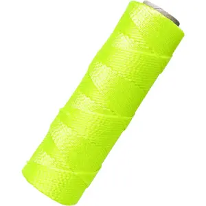300 Ft Length 18 Braided Yellow Nylon Twine String for Gardening and Masonry Tools