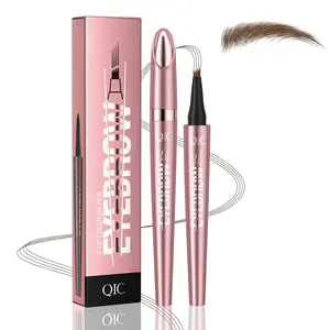 Eyebrow Pen for Women, Waterproof Microblading Eyebrow Pencil, Eye Brown Pen with a Micro-Fork Tip to Effortlessly Create Hair Like Natural Brows Brown