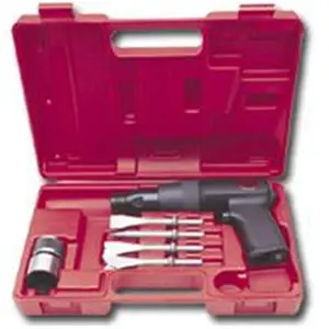 Chicago Pneumatic cpt7110k Heavy Duty Air Hammer Kit, Quick Change, Chisel Set, Exhaust Work, Touch Trigger