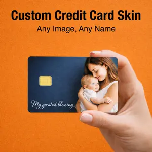 Custom Credit Card Skin | Personalized Debit Card Sticker | Add Your Photo & Name | Unique Card Design | Custom Card Wrap Vinyl | Make Your Card Stand Out | Gift Idea | Design Your Own Card Today