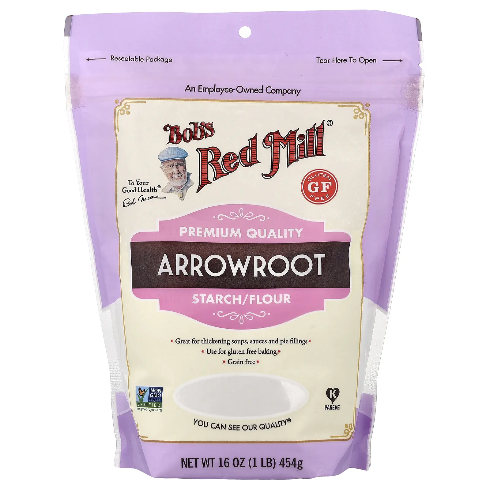 Bob's Red Mill Arrowroot Starch/Flour, 16 oz (454 g) Bob's Red Mill Arrowroot Starch/Flour, 16 oz (454 g)