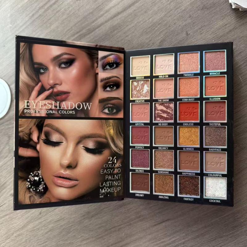 URATM 3-layer multifunctional makeup book, containing eye shadowperfect for gift giving or personal use