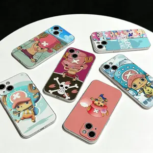 Pirate Flag Anime Phone Case, Cute Crew Character Design for iPhone 17 16 15 14 13 12 11 Pro Max Air