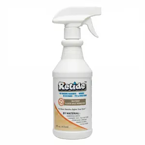 Instant Floor Spot Remover 16oz, No-Rinse Multi-Surface Cleaner for Hardwood, Laminate, Vinyl and Tile, Professional Enzymatic Stain Remover for Dirt and Grease, Pet and Child Safe