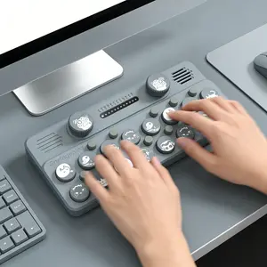 A Digital Music Handheld Keyboard with 20 Instrument Sound Effects, Portable Electronic Organ MIDI Piano Toy Adult Children Gift