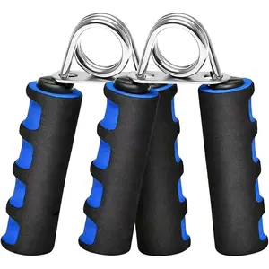 Hand Grip Strengthener Set, Finger Gripper - Soft Foam Hand Exerciser for Quickly Increasing Wrist Forearm and Finger Strength, 2 Pack