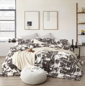 Chunky Bunny Spotty - Coma Inducer Oversized Comforter Set - Faded Black & White