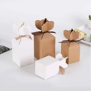 Gift for Her/Him 20pcs Kraft Paper Packaging Boxes Cardboard Gift Box Vase Candy Box Favor Birthday Christmas Valentine'S Party Wedding Decoration