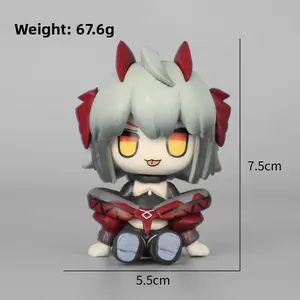 Q Version Anime Game Figure Vyshyvanka Logos Honeysuckle Mini Model Desktop Car Ornament Collectible Table Decor Gift