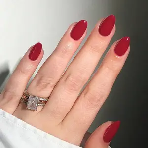 30pcs Ultra-Short Waterdrop Press-On Nails, Pure, Elevate Your Elegance, Perfect for Any Occasion, Easy Application, Wedding Nails