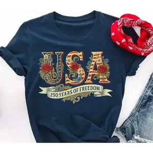 250th Anniversary USA Shirt, America 250 Years Celebration T-Shirt, Patriotic Unisex Tee