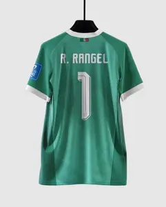 Raúl Rengel's 2026 green jersey number 1 features the full logo for easy identification by fans. (customizable)