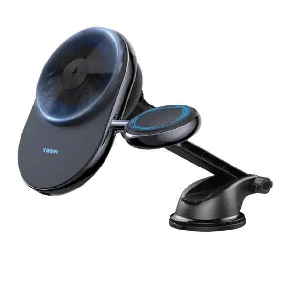 2-in-1 Magnetic Wireless Car Charger | MagSafe Compatible Mount