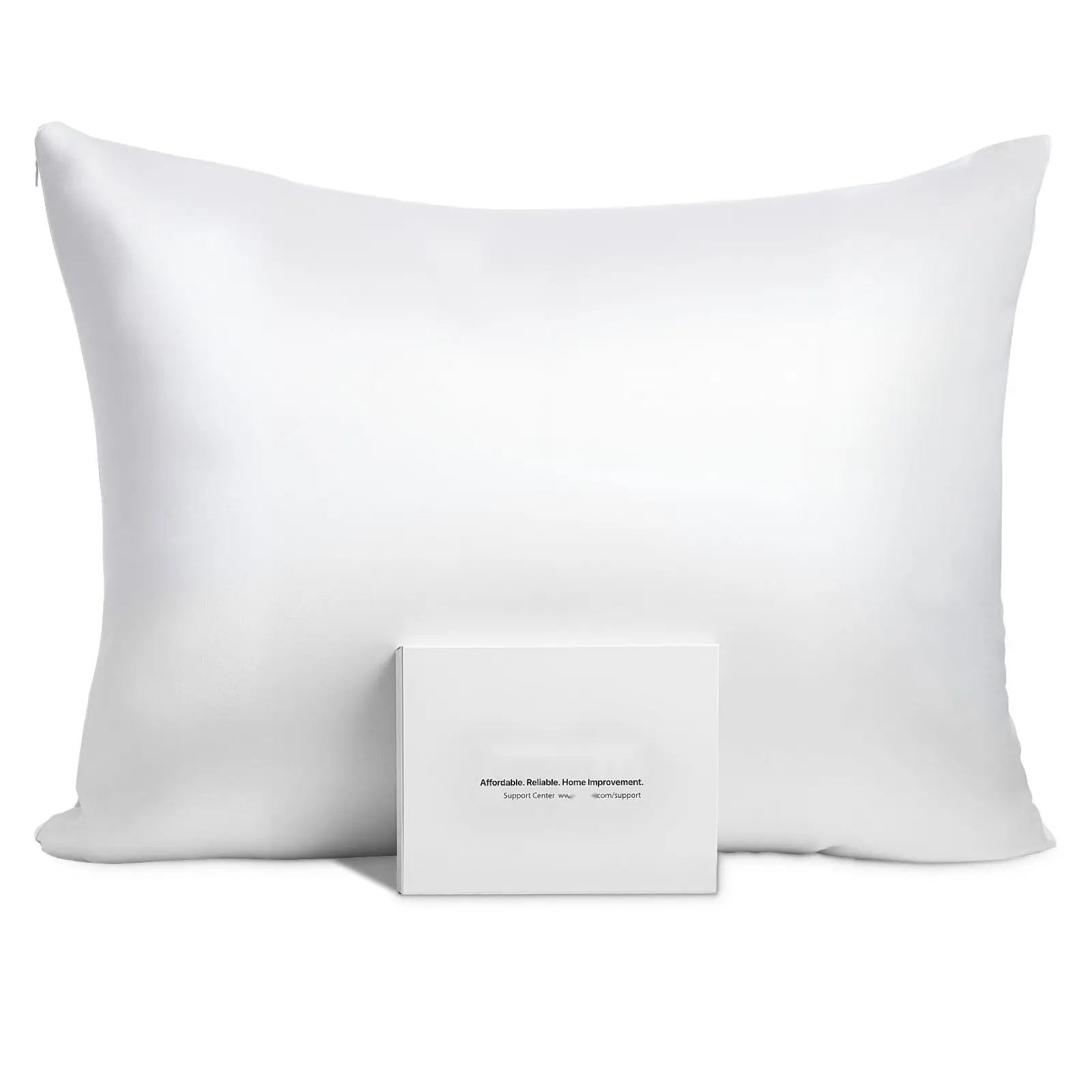 Silk Pillowcase Made From 100% Pure Mulberry Silk, Standard Size 26 By 20 Inches, Smooth Satin Weave, Hypoallergenic And Breathable, Skin Friendly And Hair Protective, Gentle On Face And Hair, Luxury Bedding For Bed Or Travel